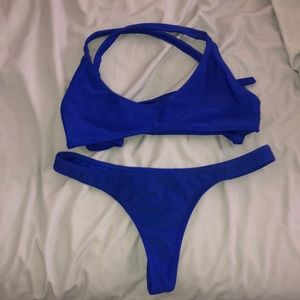 Blue Whitefox Boutique thong bikini